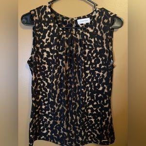 Calvin Klein Leopard Blouse